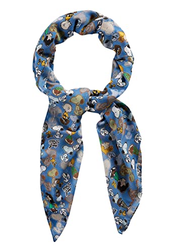 CODELLO Damen PEANUTS Tuch mit Snoopy & Co. aus recyceltem Polyester von CODELLO