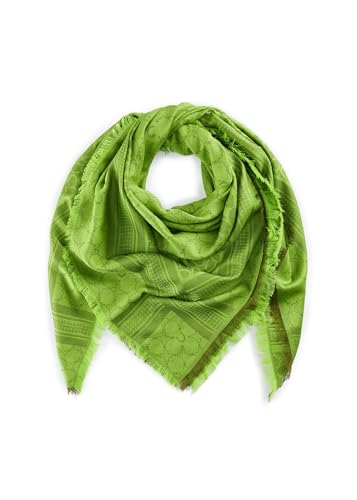 CODELLO Damen Premium XL-Tuch mit gewebtem Monogramm-Muster von CODELLO