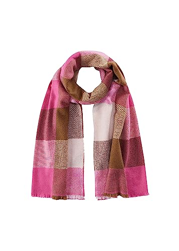 CODELLO Damen Schal aus edler Wolle mit gewebtem Karo-Muster von CODELLO
