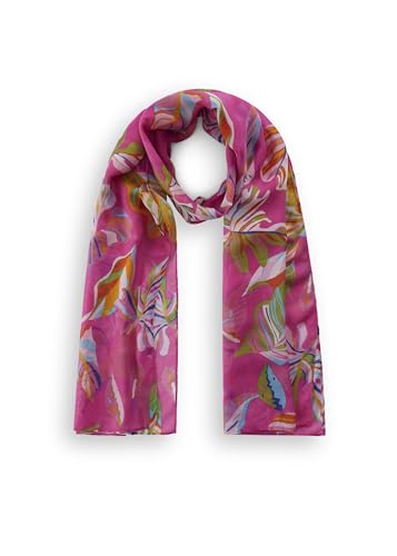CODELLO Damen Schal aus recyceltem Polyester mit Blumenmuster von CODELLO