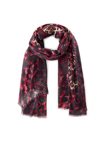 CODELLO Damen Schal mit Animalprint und Quote von CODELLO