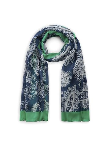 CODELLO Damen Softer Schal aus recyceltem Polyester mit Paisley-Muster von CODELLO