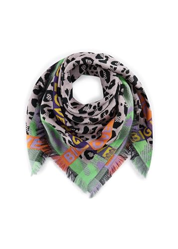 CODELLO Damen Warmes Jacquard-Tuch mit gewebtem Multimix-Muster von CODELLO