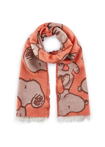 CODELLO Doppelt gewebter Peanuts™ Schal mit plakativen Snoopy-Motiven von CODELLO