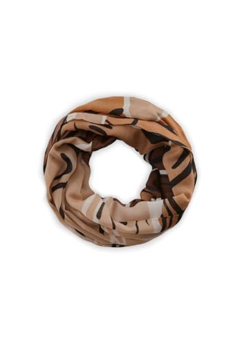 CODELLO Loop mit Tigerkopf-Motiven Farbe braun von CODELLO