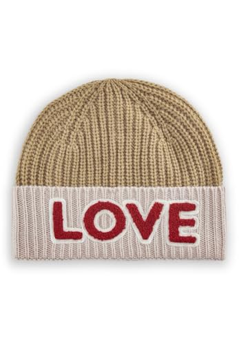 CODELLO Mütze Strickmütze mit Love-Stickerei von CODELLO