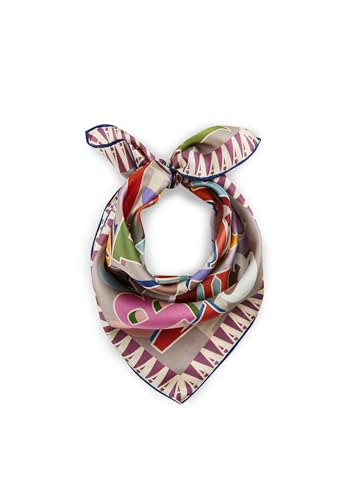 CODELLO NICKI SILK ALPHABET grau-53X53CM - 53X53CM von CODELLO
