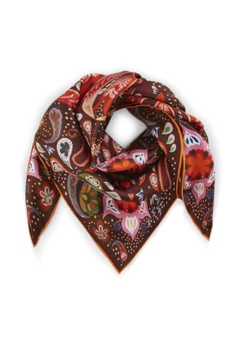 CODELLO Nickituch mit Paisley-Muster Farbe braun von CODELLO