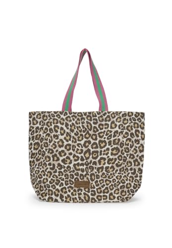 CODELLO Shopper mit Leo-Muster in beige von CODELLO