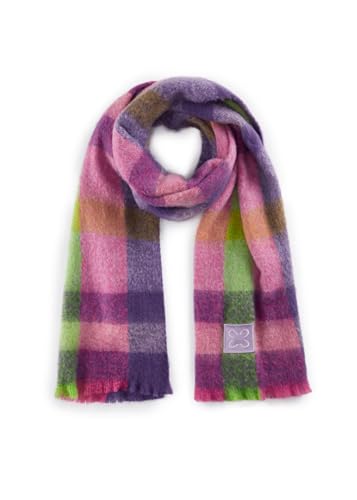 CODELLO WOVEN SCARF RECYCLED POLYESTER CHECK SCHAL (LIL2(LILA), STANDARD) von CODELLO