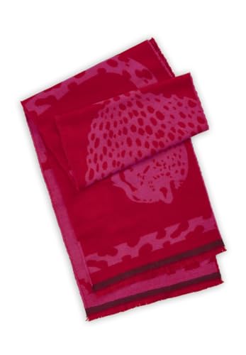 CODELLO Women Jacquard Scarf POLYACRYLIC Leopard - 33X190CM von CODELLO