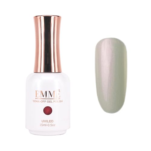 CÔEM - Premium Gel UV Nagellack langanhaltend für UV-Lampe - Gellack Shellac 400 Farben - Professioneller & Glänzender Look - Nail Polish schnelltrocknend & deckend - Gelnagellack 15ml GP265 grauweiß von CÔEM