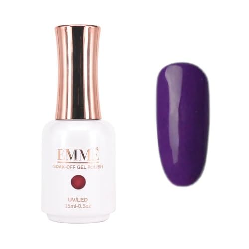 CÔEM - Premium Gel UV Nagellack langanhaltend für UV-Lampe - Gellack Shellac 400 Farben - Professioneller & Glänzender Look Nail Polish schnelltrocknend & deckend - Gelnagellack 15ml GP392 lila von CÔEM