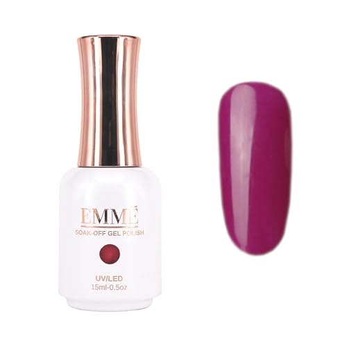 CÔEM - Premium Gel UV Nagellack langanhaltend für UV-Lampe - Gellack Shellac 400 Farben - Professioneller & Glänzender Look Nail Polish schnelltrocknend & stark deckend - Gelnagellack 15ml GP029 lila von CÔEM