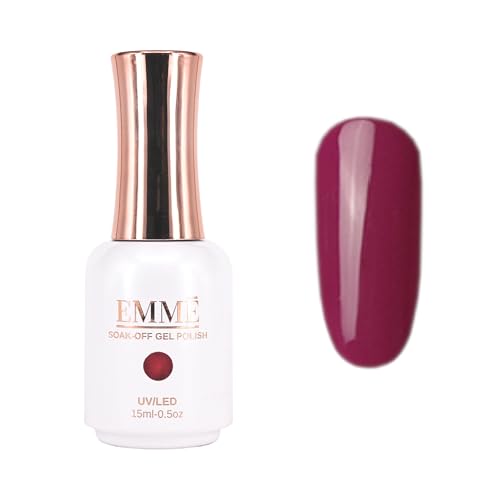 CÔEM - Premium Gel UV Nagellack langanhaltend für UV-Lampe - Gellack Shellac 400 Farben - Professioneller & Glänzender Look Nail Polish schnelltrocknend & stark deckend - Gelnagellack 15ml GP034 lila von CÔEM