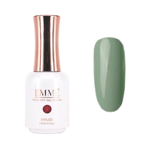 CÔEM - Premium Gel UV Nagellack langanhaltend für UV-Lampe - Gellack Shellac 400 Farben - Professioneller & Glänzender Look Nail Polish schnelltrocknend & stark deckend - Gelnagellack 15ml GP138 grün von CÔEM