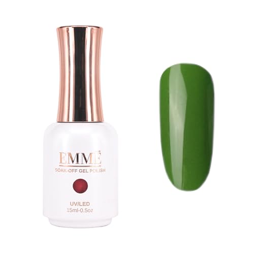 CÔEM - Premium Gel UV Nagellack langanhaltend für UV-Lampe - Gellack Shellac 400 Farben - Professioneller & Glänzender Look Nail Polish schnelltrocknend & stark deckend - Gelnagellack 15ml GP139 grün von CÔEM