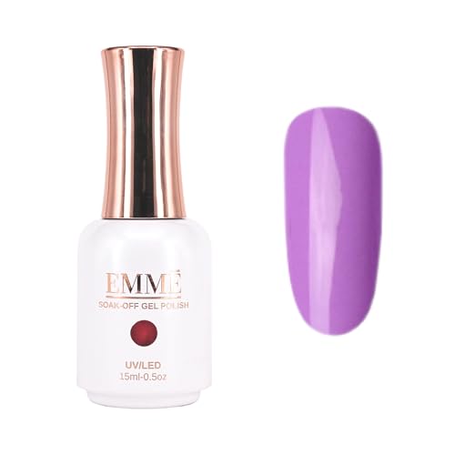 CÔEM - Premium Gel UV Nagellack langanhaltend für UV-Lampe - Gellack Shellac 400 Farben professioneller Look - Nail Polish schnelltrocknend & stark deckend - Gelnagellack 15ml GP082 violett/lavendel von CÔEM