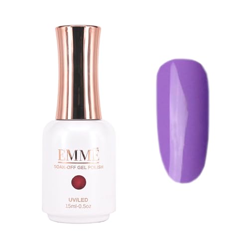 CÔEM - Premium Gel UV Nagellack langanhaltend für UV-Lampe - Gellack Shellac 400 Farben professioneller Look - Nail Polish schnelltrocknend & stark deckend - Gelnagellack 15ml GP084 violett/lavendel von CÔEM