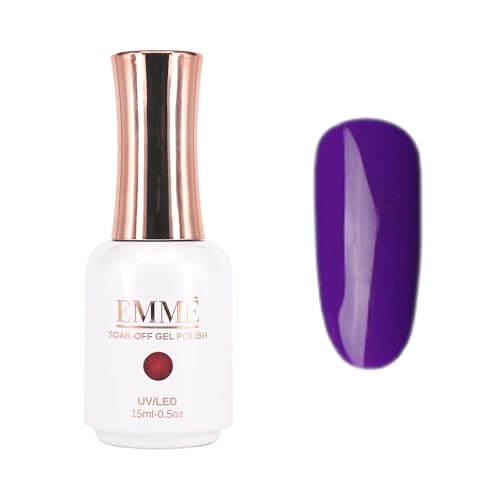 CÔEM - Premium Gel UV Nagellack langanhaltend für UV-Lampe - Gellack Shellac 400 Farben professioneller Look - Nail Polish schnelltrocknend & stark deckend - Gelnagellack 15ml GP087 violett/lavendel von CÔEM