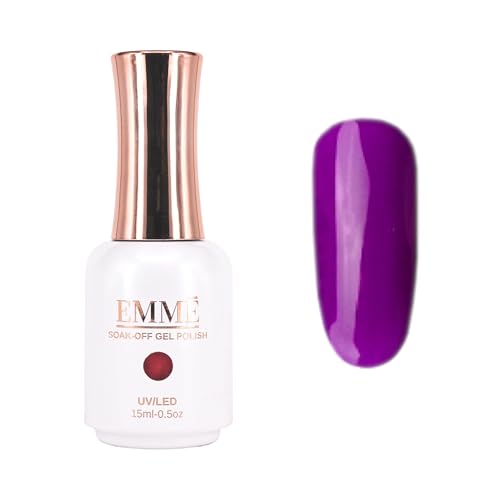 CÔEM - Premium Gel UV Nagellack langanhaltend für UV-Lampe - Gellack Shellac 400 Farben professioneller Look - Nail Polish schnelltrocknend & stark deckend - Gelnagellack 15ml GP089 violett/lavendel von CÔEM