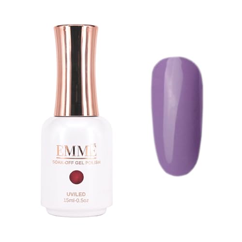 CÔEM - Premium Gel UV Nagellack langanhaltend für UV-Lampe - Gellack Shellac 400 Farben professioneller Look - Nail Polish schnelltrocknend & stark deckend - Gelnagellack 15ml GP096 violett/lavendel von CÔEM