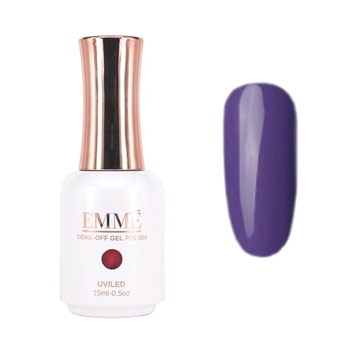 CÔEM - Premium Gel UV Nagellack langanhaltend für UV-Lampe - Gellack Shellac 400 Farben professioneller Look - Nail Polish schnelltrocknend & stark deckend - Gelnagellack 15ml GP100 violett/lavendel von CÔEM