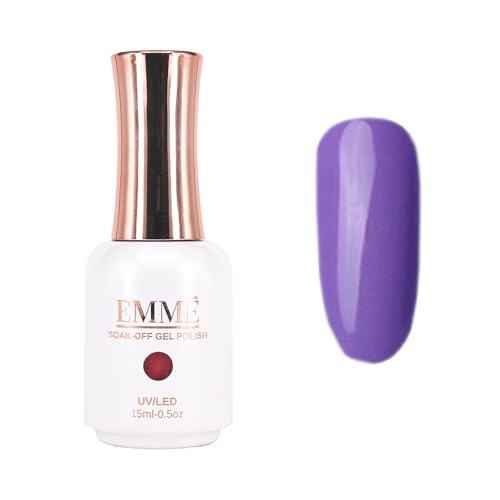 CÔEM - Premium Gel UV Nagellack langanhaltend für UV-Lampe - Gellack Shellac 400 Farben professioneller Look - Nail Polish schnelltrocknend & stark deckend - Gelnagellack 15ml GP103 violett/lavendel von CÔEM