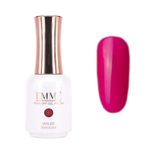 CÔEM - Premium Gel UV Nagellack langanhaltend für UV-Lampe - Gellack Shellac über 400 Farben - Professioneller Look - Nail Polish schnelltrocknend & stark deckend - Gelnagellack 15ml GP048 pink von CÔEM