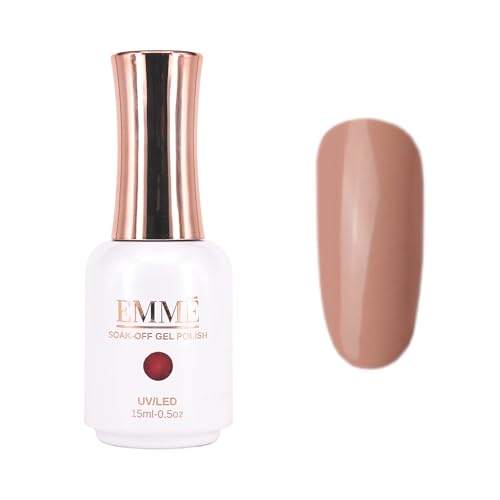 CÔEM - Premium Gel UV Nagellack langanhaltend für UV-Lampe - Gellack Shellac über 400 Farben - Professioneller Look - Nail Polish schnelltrocknend & stark deckend - Gelnagellack 15ml GP051 beige von CÔEM