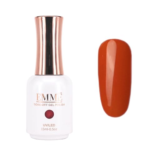 CÔEM - Premium Gel UV Nagellack langanhaltend für UV-Lampe - Gellack Shellac über 400 Farben - Professioneller Look - Nail Polish schnelltrocknend & stark deckend - Gelnagellack 15ml GP150 braunrot von CÔEM