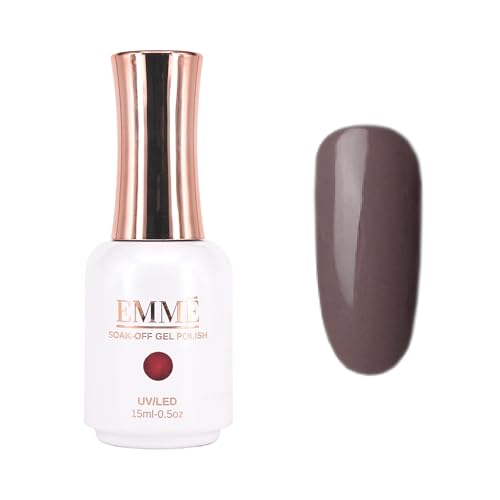 CÔEM - Premium Gel UV Nagellack langanhaltend für UV-Lampe - Gellack Shellac über 400 Farben - Professioneller Look - Nail Polish schnelltrocknend & stark deckend - Gelnagellack 15ml GP186 braun von CÔEM