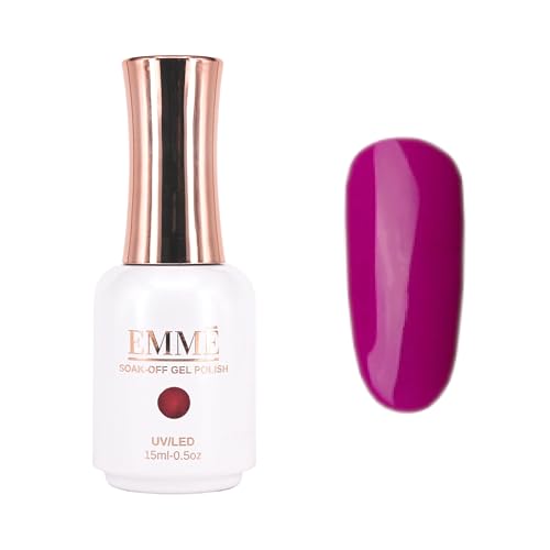 CÔEM - Premium Gel UV Nagellack langanhaltend für UV-Lampe - Gellack Shellac über 400 Farben - Professioneller Look - Nail Polish schnelltrocknend & stark deckend - Gelnagellack 15ml GP196 lila von CÔEM