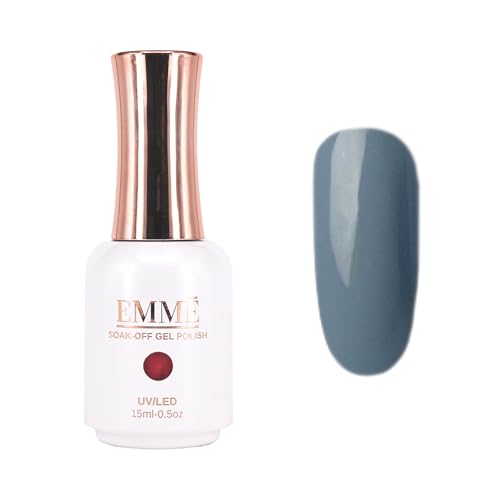 CÔEM - Premium Gel UV Nagellack langanhaltend für UV-Lampe - Gellack Shellac über 400 Farben - Professioneller & Glänzender Look - Nail Polish schnelltrocknend & deckend - Gelnagellack 15ml GP122 blau von CÔEM