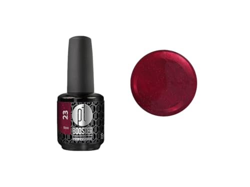 Platinum - Premium Gel UV Nagellack extra langanhaltend für UV- und LED-Lampe - BOOSTER Color Gellack 400 Farben - Nail Polish schnelltrocknend & stark deckend - Gelnagellack 15ml No.23 metallic rot von CÔEM
