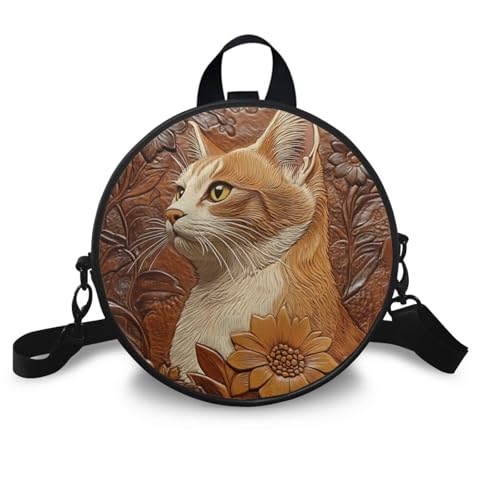 COEQINE Bedruckte Umhängetasche, Handy-Umhängetasche, Geldbörse, Leder, Geldbörse, für Damen, Mädchen, Teenager, wasserdicht, Orange Cat Daisy COEQINE Bedruckte Umhängetasche, Handy-Umhängetasche, Geldbörse, Leder, Geldbörse, für Damen, Mädchen, Teenager, wasserdicht, Orange Cat Daisy von COEQINE