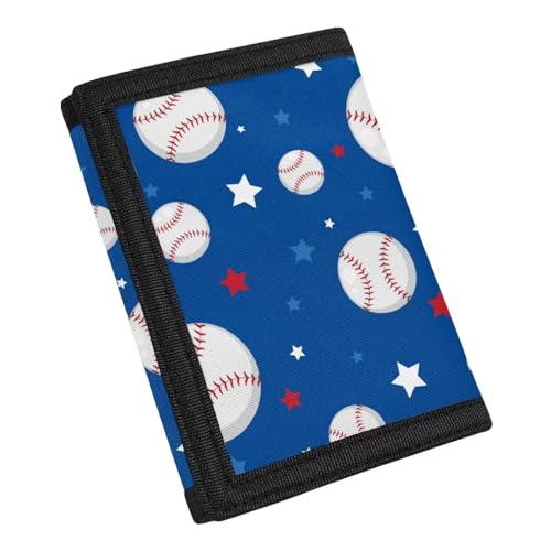 COEQINE Minimalistische Geldbörse für Jungen, Tiermotiv, Grün / Lila, individuelles Münzetui, leicht, Kartenfach, Geldorganizer für Kleinkinder, Teenager, Jungen, Baseball Stars Blau, Modern COEQINE Minimalistische Geldbörse für Jungen, Tiermotiv, Grün / Lila, individuelles Münzetui, leicht, Kartenfach, Geldorganizer für Kleinkinder, Teenager, Jungen, Baseball Stars Blau, Modern von COEQINE