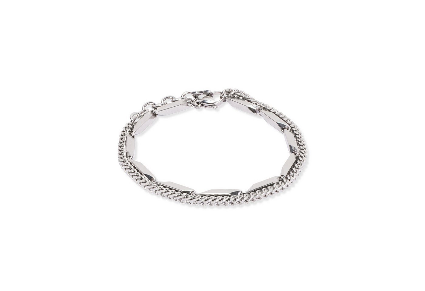 COEUR DE LION Armband Schmuck Geschenk Edelstahl Twisted Layers Würfelkette von COEUR DE LION