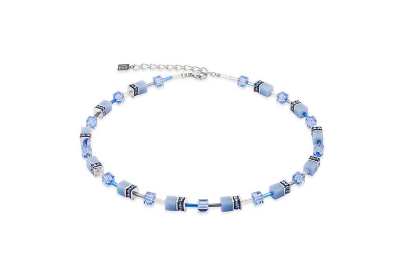 COEUR DE LION Collier Schmuck Edelstahl GeoCUBE® Iconic Mono Würfelkette, Made in Germany - mit Swarovski® Kristall, Strassstein, Schmuckstein von COEUR DE LION