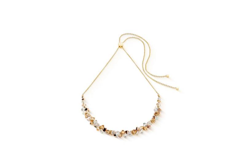 COEUR DE LION Collier Schmuck Edelstahl Halskette Dancing Crystals Würfelkette, Made in Germany - mit Swarovski® Kristall von COEUR DE LION