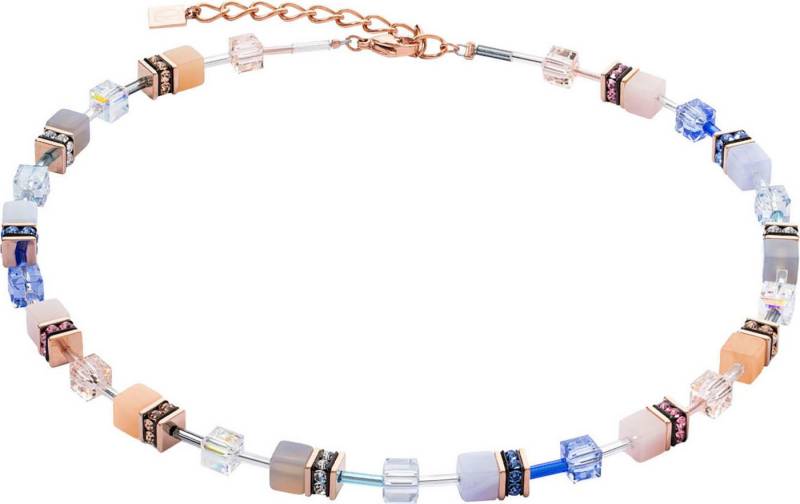 COEUR DE LION Collier GeoCUBE® Iconic Precious Halskette Würfelkette, Made in Germany - mit Swarovski® Kristall, Strassstein, Schmuckstein von COEUR DE LION