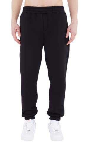 COFI 1453 Basic Jogginghose Oversize Fit Baumwolle (XL) Schwarz von COFI 1453