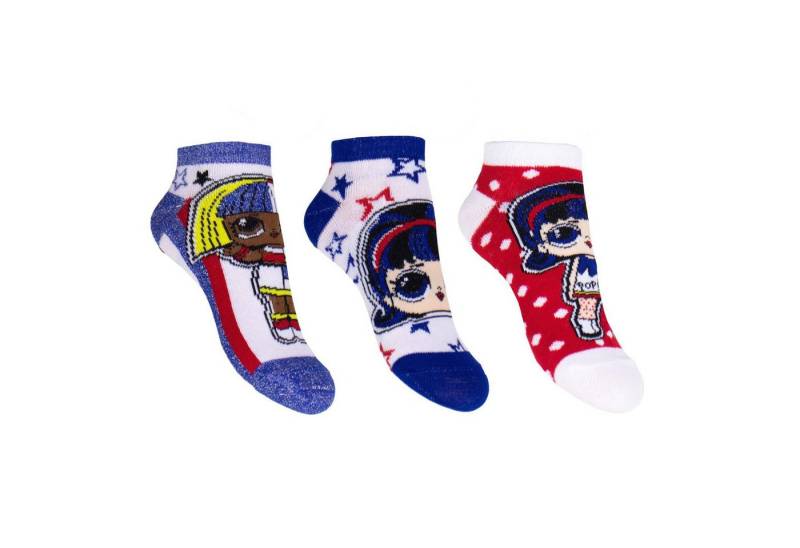 COFI 1453 Feinsöckchen LOL Surprise Socken 3er Pack Sneaker Strümpfe für Mädchen von COFI 1453