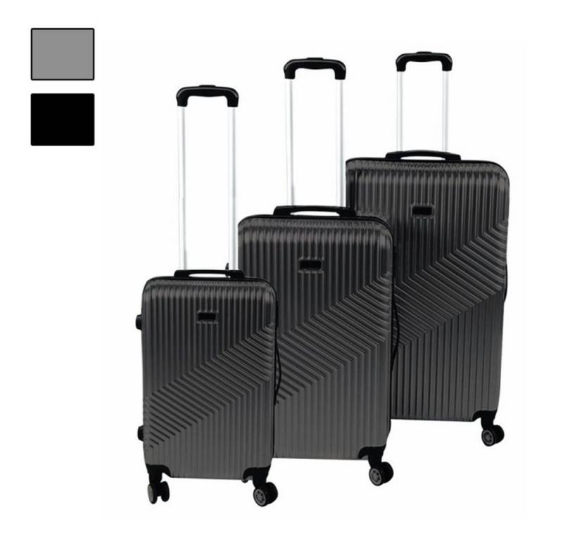 COFI 1453 Kofferset Reisekoffer ABS Hartschale 3-er Set schwarz von COFI 1453