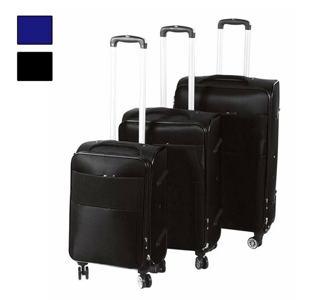 COFI 1453 Kofferset Reisekoffer Weichgepäck 3-er Set schwarz von COFI 1453