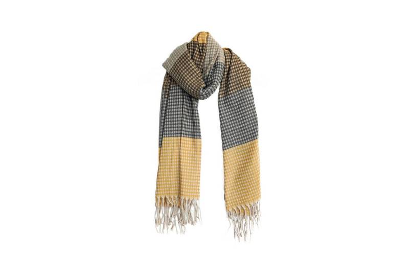 COFI 1453 Modeschal Karierter Schal mit Fransen ideal für den Herbst und Winter 70x190 cm von COFI 1453