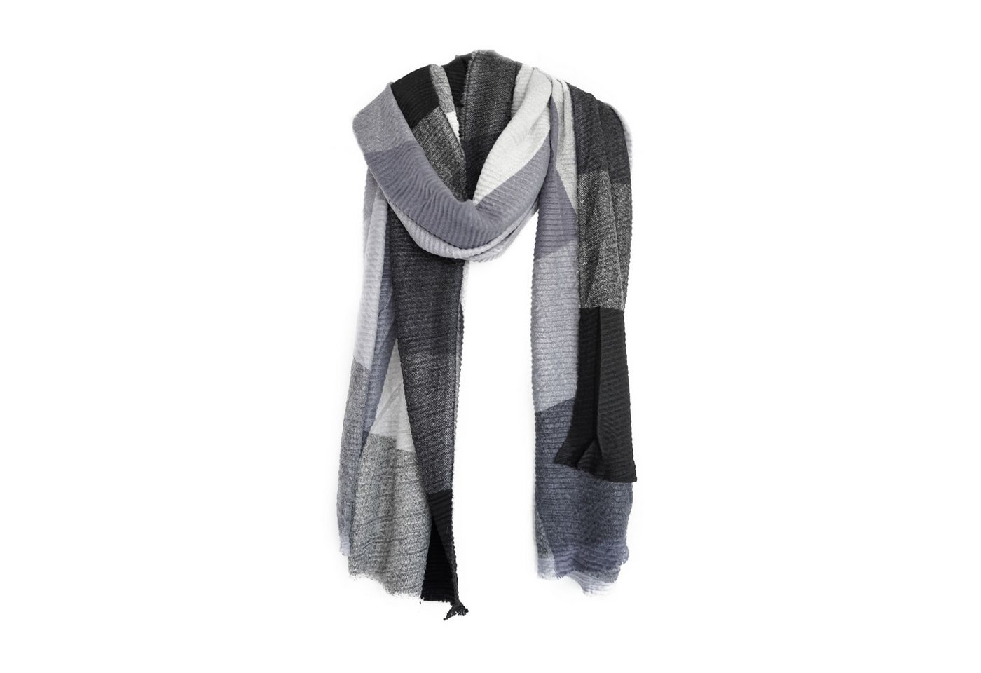 COFI 1453 Modeschal XXL Kuschelschal im Karomuster 220x70 cm - extra Weich & Wärmend von COFI 1453