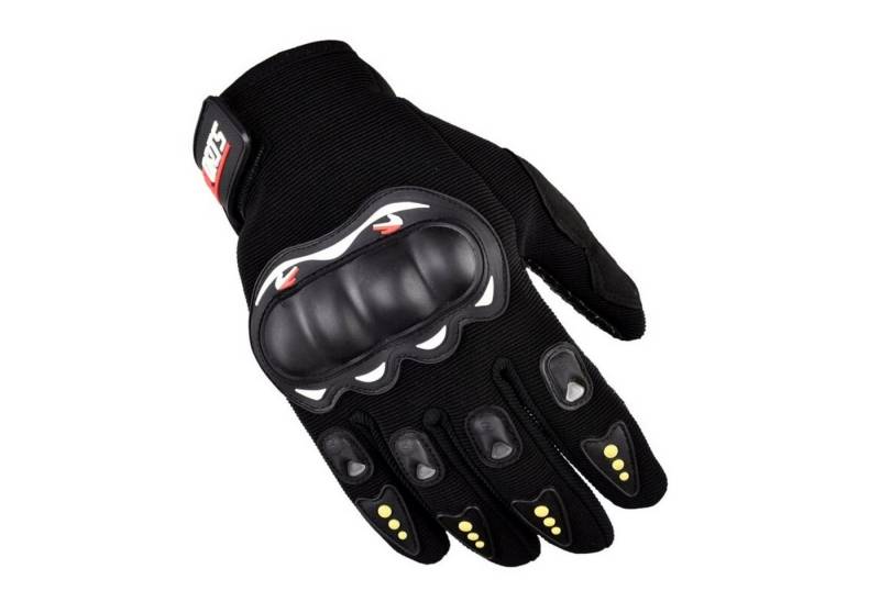 COFI 1453 Motorradhandschuhe Motorrad-Handyhandschuhe mit Knöchelschutz Anti-Rutsch-Schicht Schwarz (1-St) von COFI 1453