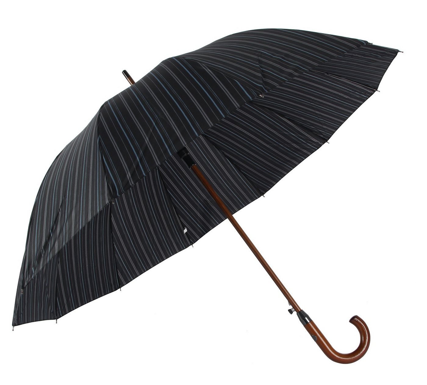 COFI 1453 Stockregenschirm Stockschirm Regenschirm Holzgriff mit Fiberglasstange von COFI 1453
