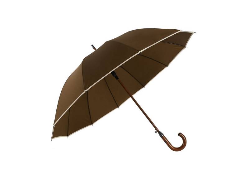 COFI 1453 Stockregenschirm Stockschirm Regenschirm Holzgriff mit Fiberglasstange von COFI 1453